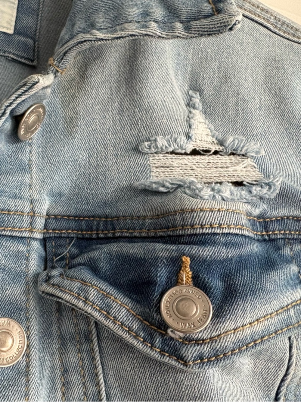 WILD FABLE | Light Blue Denim Jacket | Women’s Size Medium - Picture 11 of 14